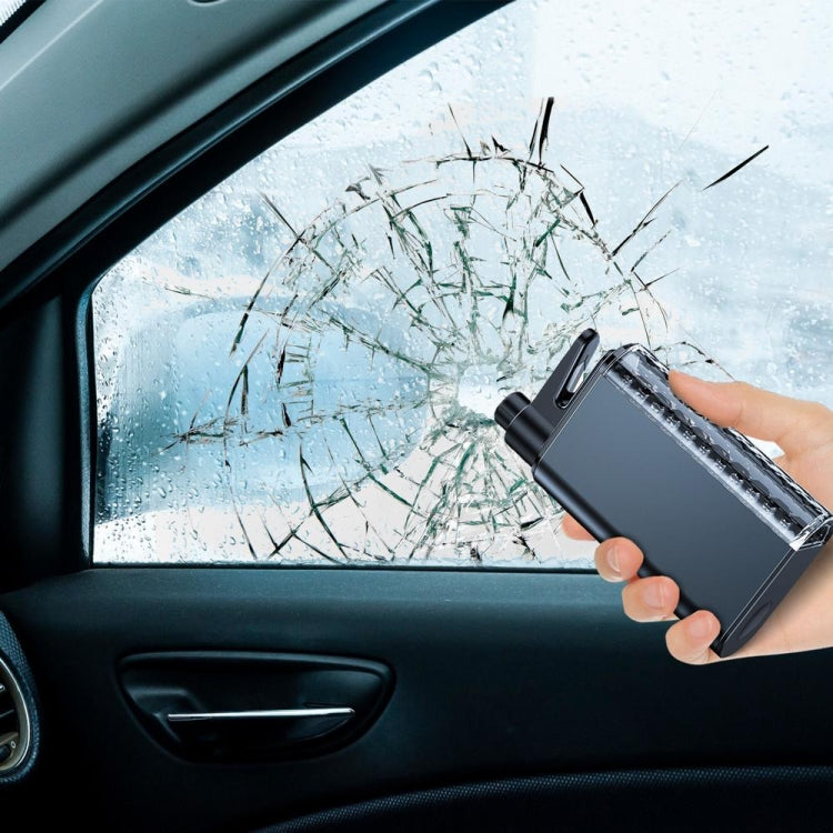 3 In 1 Car Safety Hammer Flashlight Emergency Light With Alarm(Black) - Emergency Hammer by PMC TechLife | Online Shopping South Africa | PMC TechLife | Buy Now Pay Later Mobicred