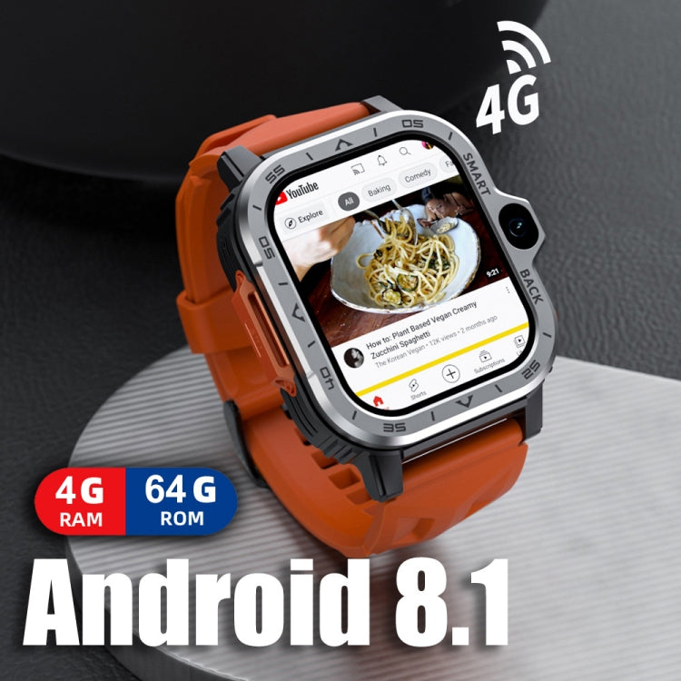 LOKMAT APPLLP 4 MAX 2.02-Inch Android 8.1 Full Network Wifi Card Bluetooth Smart Watch(Silver 64G) - free shipping - PMC TechLife - Order now!
