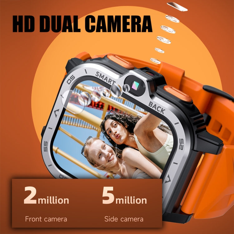 LOKMAT APPLLP 4 MAX 2.02-Inch Android 8.1 Full Network Wifi Card Bluetooth Smart Watch(Silver 64G) - free shipping - PMC TechLife - Order now!