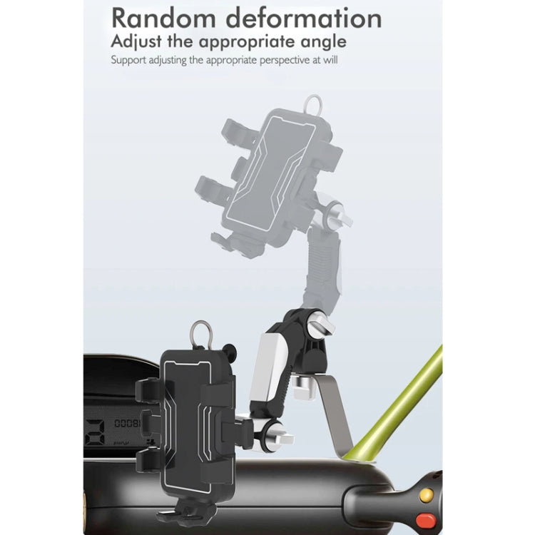 Motorcycle Bicycle Outdoor Cycling Navigation Phone Holder, Style: Handlebage Bracket - Holder by PMC TechLife | Online Shopping South Africa | PMC TechLife | Buy Now Pay Later Mobicred