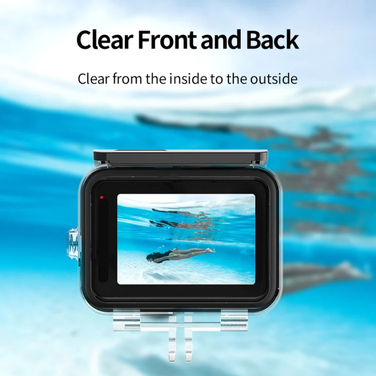 TELESIN GP-WTP-901 45m Diving Shell, For GoPro HERO12 Black / HERO11 Black / HERO10 Black / HERO9 Black Single Shell - Waterproof Cases by TELESIN | Online Shopping South Africa | PMC TechLife | Buy Now Pay Later Mobicred