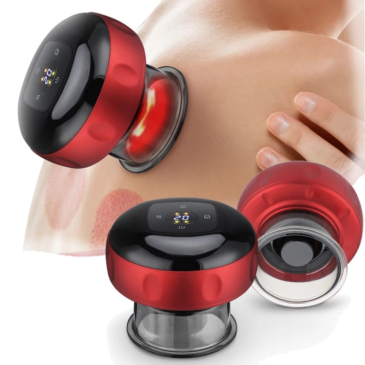 12-speed Remote Control Cupping Therapy Massager Set with 3 Cups(Red) - free shipping - PMC TechLife - Order now!