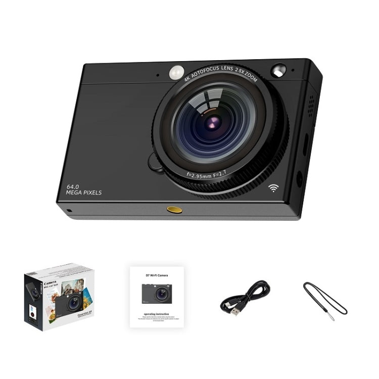 High-Definition CCD Digital Camera 64 Million WiFi Card Camera, Color: Black - Video Cameras by PMC TechLife | Online Shopping South Africa | PMC TechLife | Buy Now Pay Later Mobicred