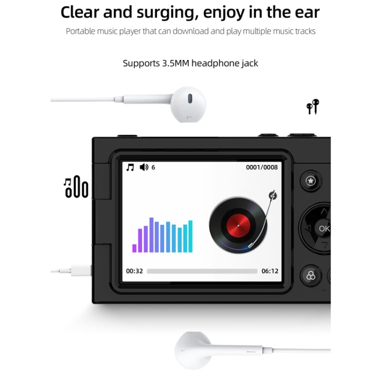 High-Definition CCD Digital Camera 64 Million WiFi Card Camera, Color: Black + Microphone/Fill Light/Headphone Cable - Video Cameras by PMC TechLife | Online Shopping South Africa | PMC TechLife | Buy Now Pay Later Mobicred
