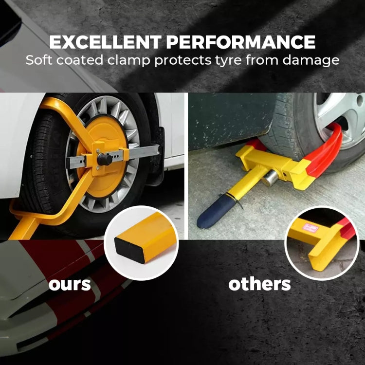 Car Anti-theft Lock SUV Wheel Three-prong Lock With Suction Cup, Style: Ordinary - Others by PMC TechLife | Online Shopping South Africa | PMC TechLife | Buy Now Pay Later Mobicred