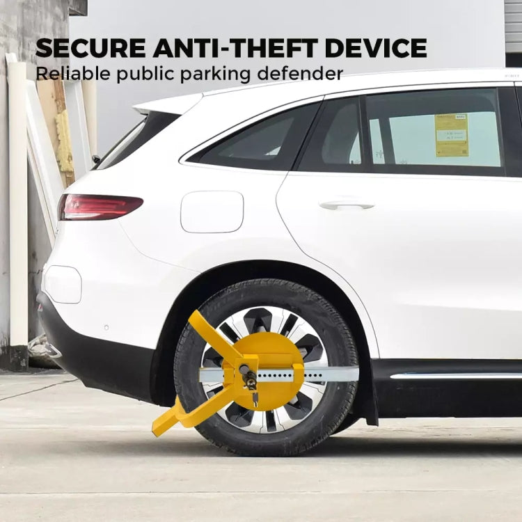 Car Anti-theft Lock SUV Wheel Three-prong Lock With Suction Cup, Style: With Disc - Others by PMC TechLife | Online Shopping South Africa | PMC TechLife | Buy Now Pay Later Mobicred