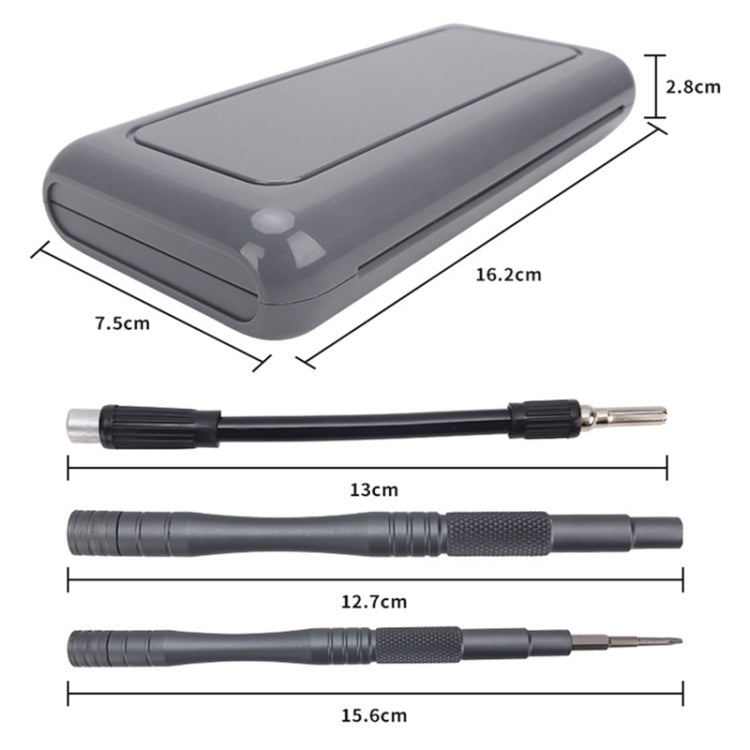 For DJI CQT UAV 30-In-1 Drone Universal Extended Screwdriver Set Disassembly Tool Set(Frosted Gray) - free shipping - PMC TechLife - Order now!