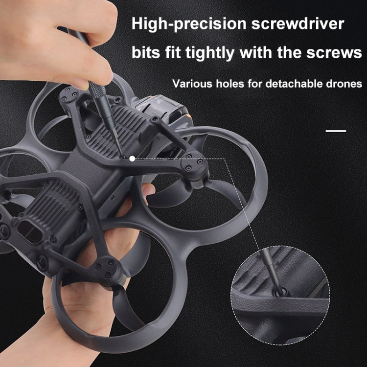 For DJI CQT UAV 30-In-1 Drone Universal Extended Screwdriver Set Disassembly Tool Set(Frosted Gray) - free shipping - PMC TechLife - Order now!