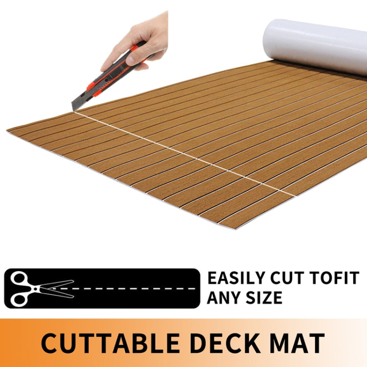 240x60x0.6cm Yacht RV Modification Imitation Teak Floor EVA Anti-slip Mat - Floor Mats by PMC TechLife | Online Shopping South Africa | PMC TechLife | Buy Now Pay Later Mobicred
