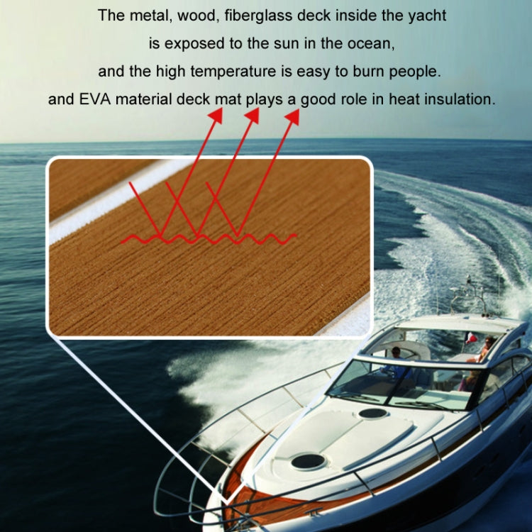 240x60x0.6cm Yacht RV Modification Imitation Teak Floor EVA Anti-slip Mat - Floor Mats by PMC TechLife | Online Shopping South Africa | PMC TechLife | Buy Now Pay Later Mobicred