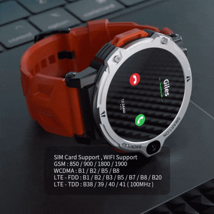 LOKMAT APPLLP6 PRO 1.54-inch 4G+64G Android 8.1 Dual-camera Independent Card Smart Watch(Silver) - free shipping - PMC TechLife - Order now!