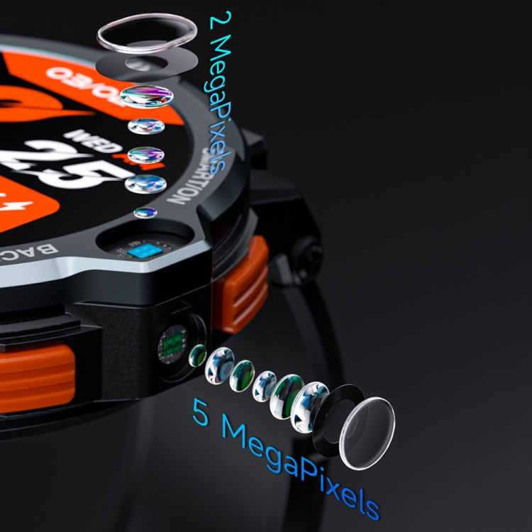 LOKMAT APPLLP6 PRO 1.54-inch 4G+64G Android 8.1 Dual-camera Independent Card Smart Watch(Silver) - free shipping - PMC TechLife - Order now!