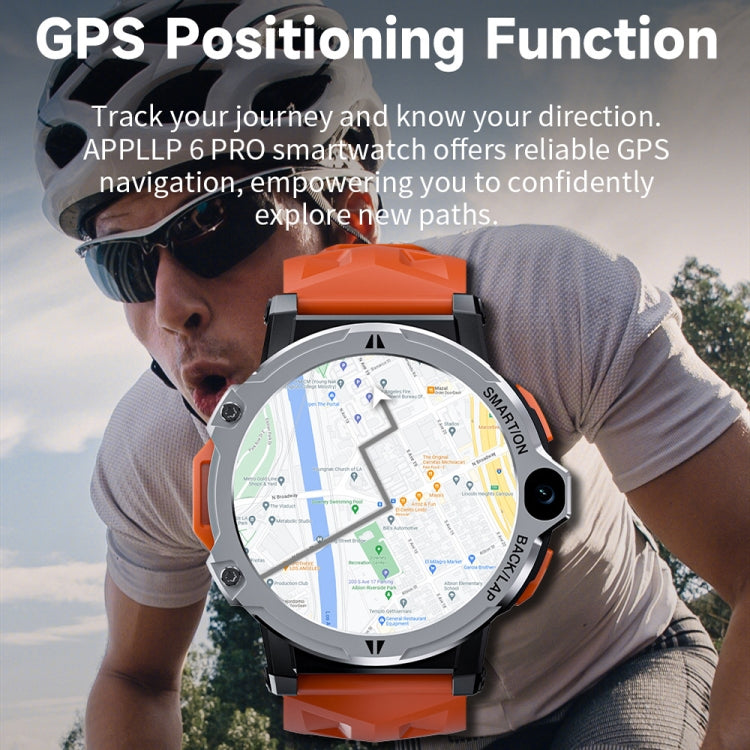 LOKMAT APPLLP6 PRO 1.54-inch 4G+64G Android 8.1 Dual-camera Independent Card Smart Watch(Silver) - free shipping - PMC TechLife - Order now!