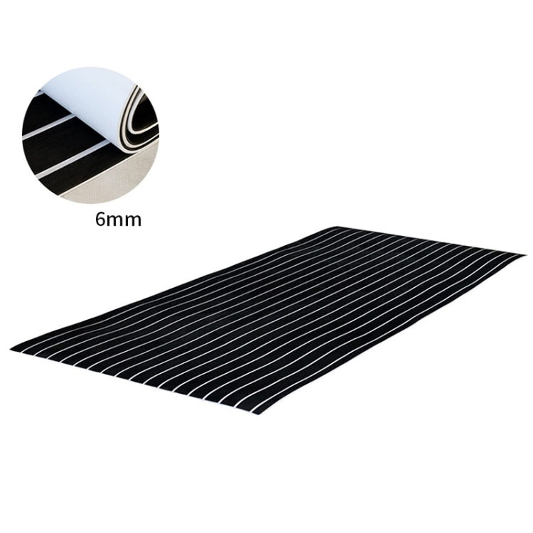 240x45x0.6cm Black White Yacht Imitation Teak Anti-Slip Deck EVA Mat - Floor Mats by PMC TechLife | Online Shopping South Africa | PMC TechLife | Buy Now Pay Later Mobicred