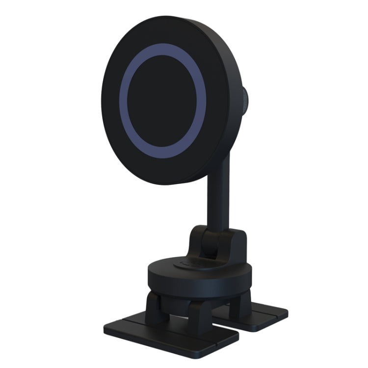 Center Console 360 Rotating Magnetic Car Phone Holder Zinc Alloy Automotive Navigation Bracket(Black) - free shipping - PMC TechLife - Order now!