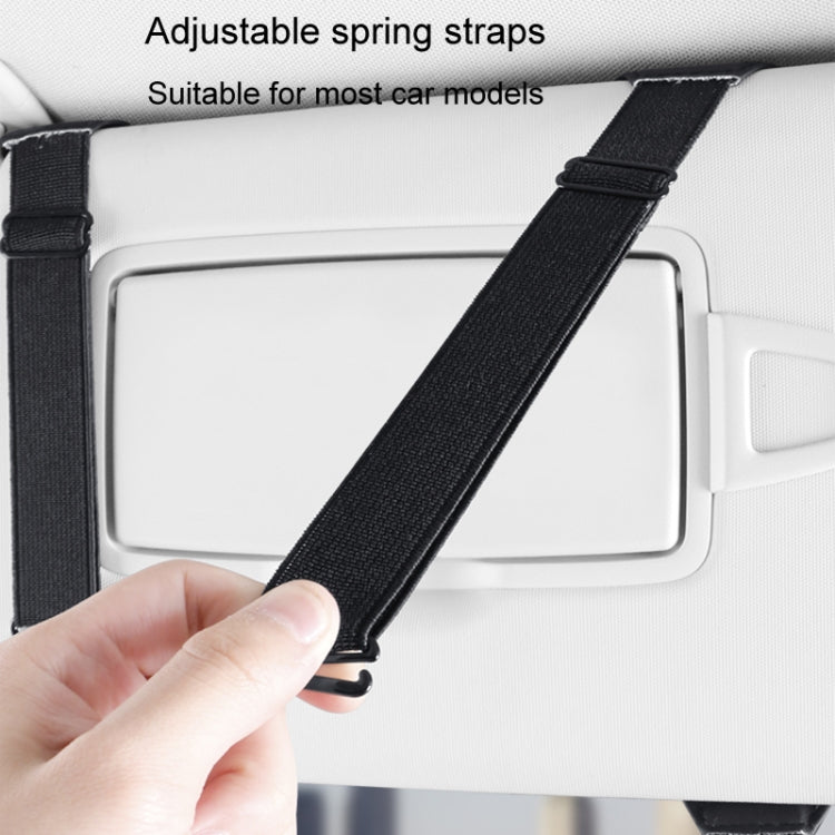 Multi-functional Car Sunshade Sunglasses ID Ticket Storage Bag Car Sun Visor Eyeglasses Case(Black) - Stowing Tidying by PMC TechLife | Online Shopping South Africa | PMC TechLife | Buy Now Pay Later Mobicred