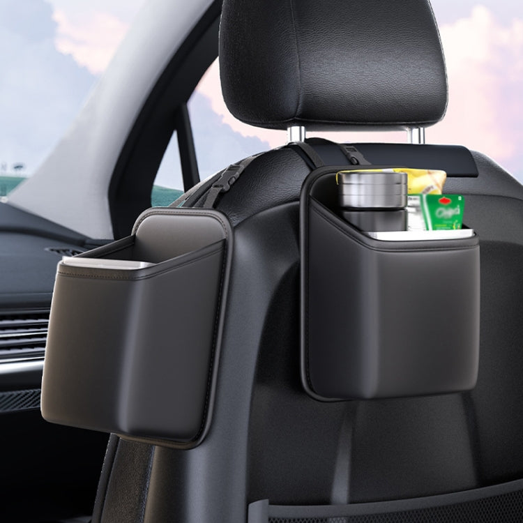 Car Seat Storage Bag With Waterproof Bucket Car Storage Multifunctional Trash Can(Black) - Stowing Tidying by PMC TechLife | Online Shopping South Africa | PMC TechLife | Buy Now Pay Later Mobicred