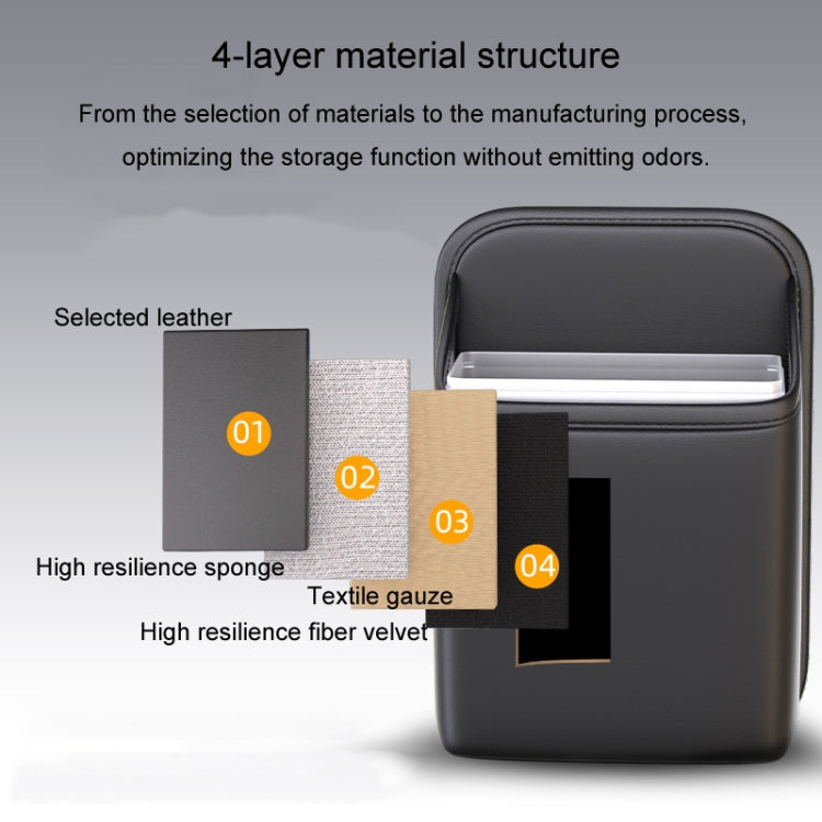 Car Seat Storage Bag With Waterproof Bucket Car Storage Multifunctional Trash Can(Grey) - Stowing Tidying by PMC TechLife | Online Shopping South Africa | PMC TechLife | Buy Now Pay Later Mobicred