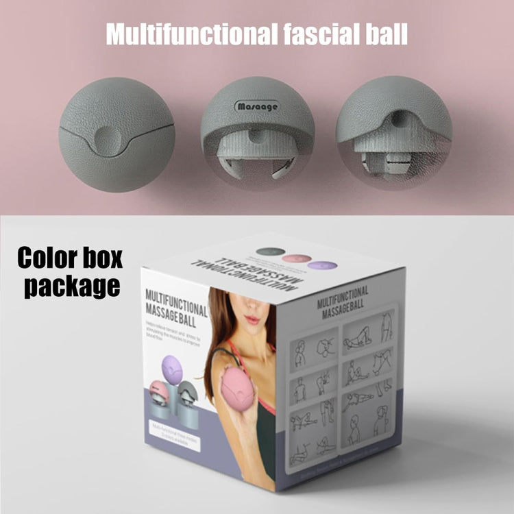 3-in-1 Multifunctional Fitness Yoga Massage Fascia Ball Cervical Meridian Massager(Gray) - free shipping - PMC TechLife - Order now!