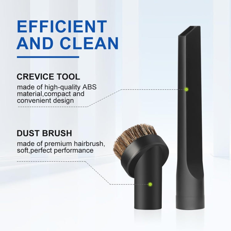10 In 1 Universal Vacuum Attachments 32mm Nozzle Adapter Accessories Cleaning Kit - Other Accessories by PMC TechLife | Online Shopping South Africa | PMC TechLife | Buy Now Pay Later Mobicred