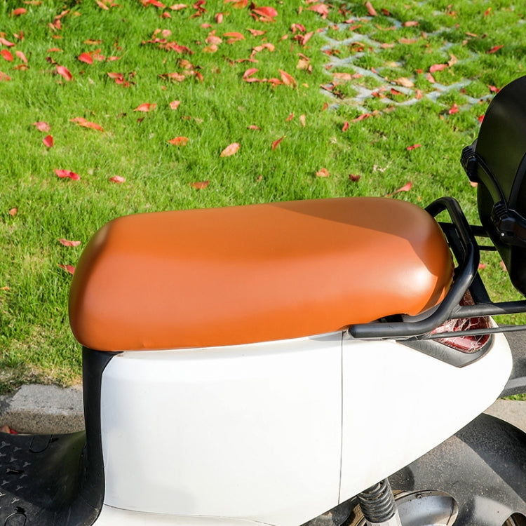 Electric Vehicle Universal Waterproof Sun Protection Seat Cover For All Seasons, Color: Light Brown(L) - Seat Covers by PMC TechLife | Online Shopping South Africa | PMC TechLife | Buy Now Pay Later Mobicred