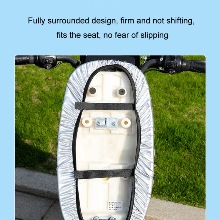 Electric Vehicle Universal Waterproof Sun Protection Seat Cover For All Seasons, Color: Silver(XL) - Seat Covers by PMC TechLife | Online Shopping South Africa | PMC TechLife | Buy Now Pay Later Mobicred