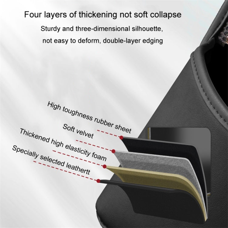 Car Between Seats Organizer Multifunctional Storage Bag Front And Back Dual Usage Tissue Box(Black) - Stowing Tidying by PMC TechLife | Online Shopping South Africa | PMC TechLife | Buy Now Pay Later Mobicred