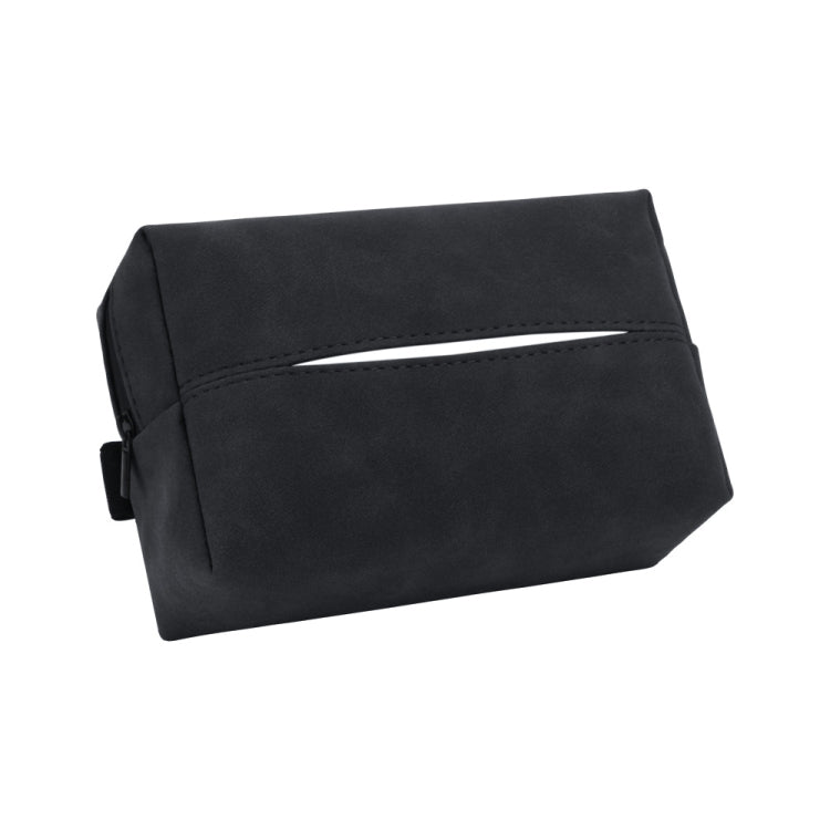 Car Armrest Box Tissue Box Car Sun Visor Seat Back Hanging Tissue Storage Bag(Black) - Tissue Boxes by PMC TechLife | Online Shopping South Africa | PMC TechLife | Buy Now Pay Later Mobicred