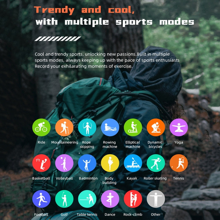 LOKMAT ZEUS6 PRO 1.46-Inch IP68 Waterproof SOS Flashlight Bluetooth Smart Watch(Blue) - free shipping - PMC TechLife - Order now!