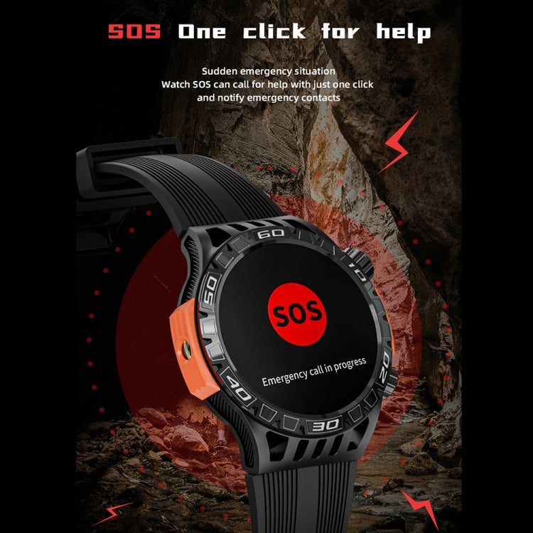 LOKMAT ZEUS6 PRO 1.46-Inch IP68 Waterproof SOS Flashlight Bluetooth Smart Watch(Yellow Green) - Smart Watches by LOKMAT | Online Shopping South Africa | PMC TechLife | Buy Now Pay Later Mobicred