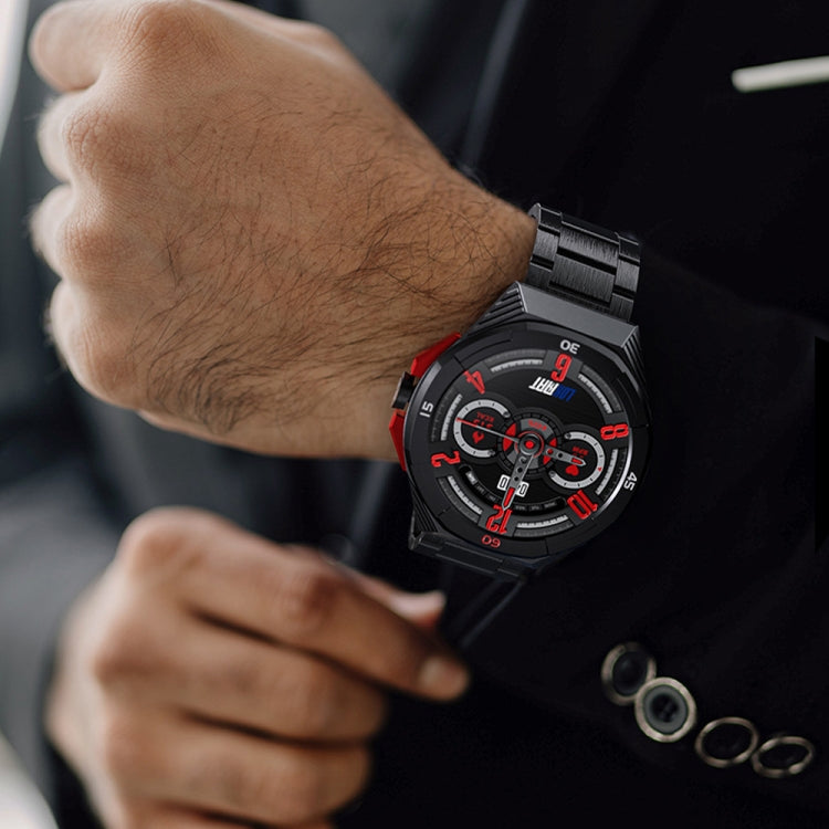 LOKMAT COMET2 PRO 1.46-Inch 5ATM Waterproof Bluetooth Call Smart Watch, Color: Black Stainless Steel - free shipping - PMC TechLife - Order now!