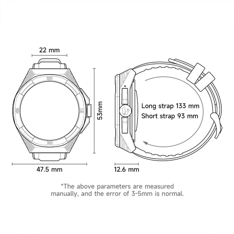 LOKMAT COMET2 PRO 1.46-Inch 5ATM Waterproof Bluetooth Call Smart Watch, Color: Black Stainless Steel - free shipping - PMC TechLife - Order now!