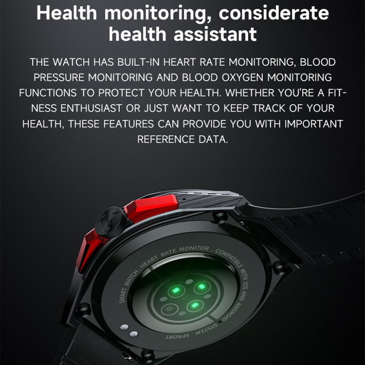 LOKMAT COMET2 PRO 1.46-Inch 5ATM Waterproof Bluetooth Call Smart Watch, Color: Black Stainless Steel - free shipping - PMC TechLife - Order now!