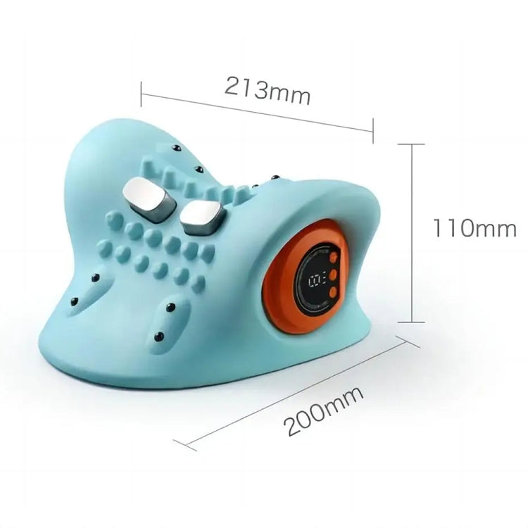 JJ-001 EMS Hot Compress Pulse Multifunctional Shoulder and Neck Massager(Blue) - free shipping - PMC TechLife - Order now!