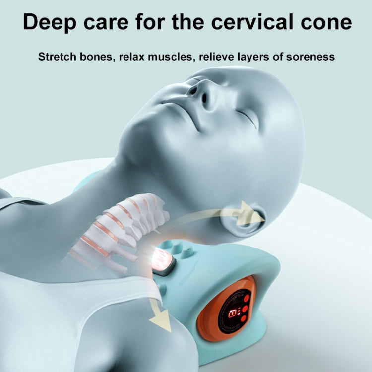 JJ-001 EMS Hot Compress Pulse Multifunctional Shoulder and Neck Massager(Blue) - free shipping - PMC TechLife - Order now!