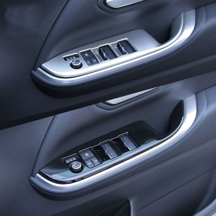 For Toyota 2022 VOXY/Noah 90 Series Right-hand Drive Glass Switch Panel Modification Sticker(Matte Silver) - Car Interior Mouldings by PMC TechLife | Online Shopping South Africa | PMC TechLife | Buy Now Pay Later Mobicred