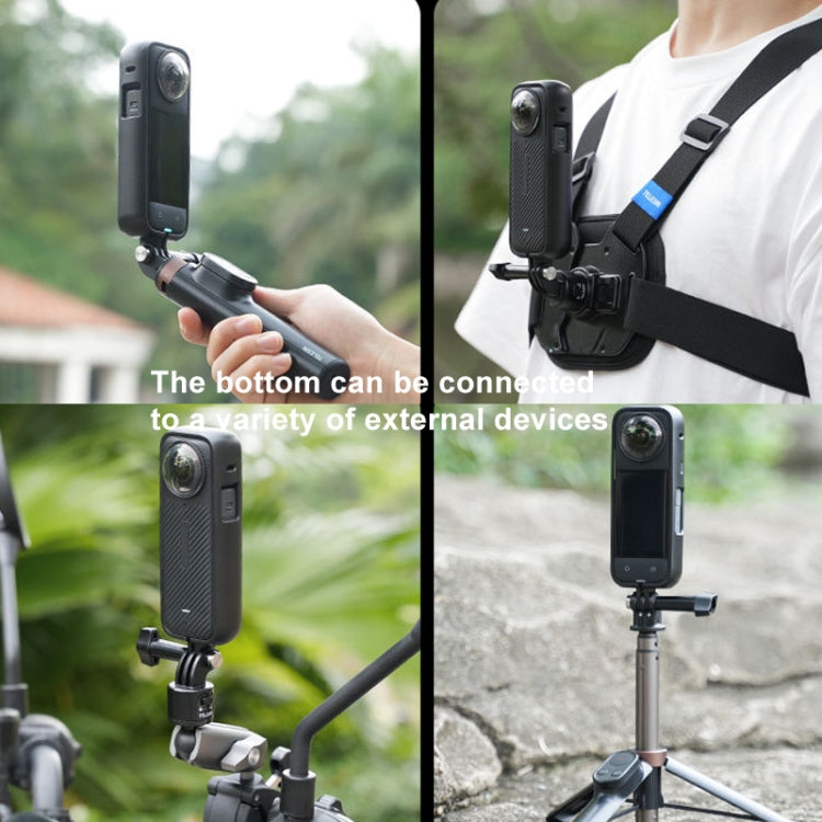 For Insta360 X4 TELESIN S6-CRF-01-TIS Plastic Protective Frame - Mount & Holder by TELESIN | Online Shopping South Africa | PMC TechLife | Buy Now Pay Later Mobicred