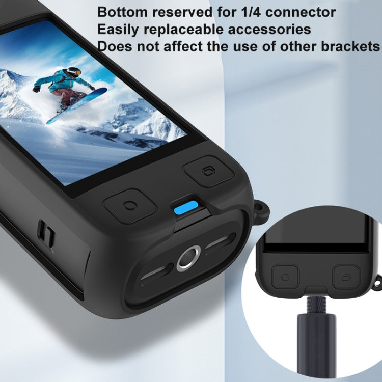 For Insta360 X4 CYNOVA OX4-JST-CY Body Silicone Case(Black) - Case & Bags by CYNOVA | Online Shopping South Africa | PMC TechLife | Buy Now Pay Later Mobicred