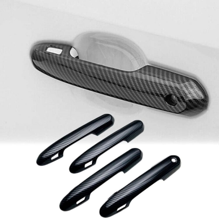 For 2023 Toyota Crown Right-hand Drive Door Handle Protection Cover Decoration(Carbon Fiber) - Decorative Strip by PMC TechLife | Online Shopping South Africa | PMC TechLife | Buy Now Pay Later Mobicred
