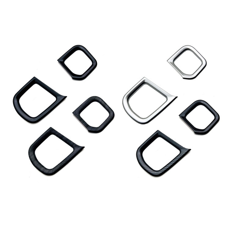 For Honda 2023 N-box JF5/JF6 Right-hand Drive Cup Holder Decorative Frame Patch(Matte Silver) - Car Interior Mouldings by PMC TechLife | Online Shopping South Africa | PMC TechLife | Buy Now Pay Later Mobicred