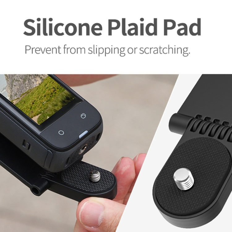 For Insta360 X4 / X3 Sunnylife X4-ZJ827 Magnetic Stand Base Handheld Handle Desktop Support Accessories(Black) - Mount & Holder by Sunnylife | Online Shopping South Africa | PMC TechLife | Buy Now Pay Later Mobicred