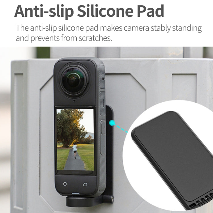 For Insta360 X4 / X3 Sunnylife X4-ZJ827 Magnetic Stand Base Handheld Handle Desktop Support Accessories(Black) - Mount & Holder by Sunnylife | Online Shopping South Africa | PMC TechLife | Buy Now Pay Later Mobicred