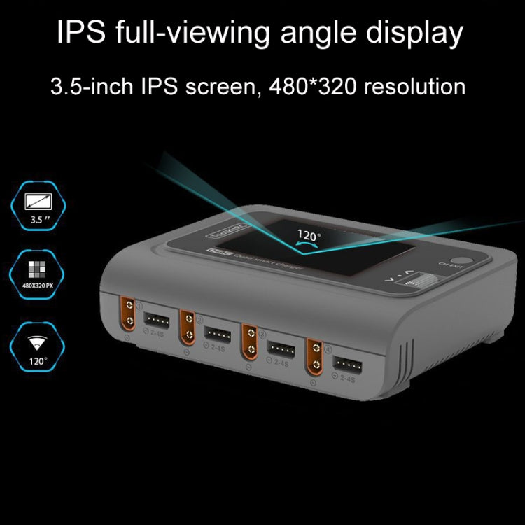 ToolkitRC Q4AC Four-Channel Airplanes And Drones Model Li-Po Battery Balance Charger(US Plug) - free shipping - PMC Jewellery - Order now!