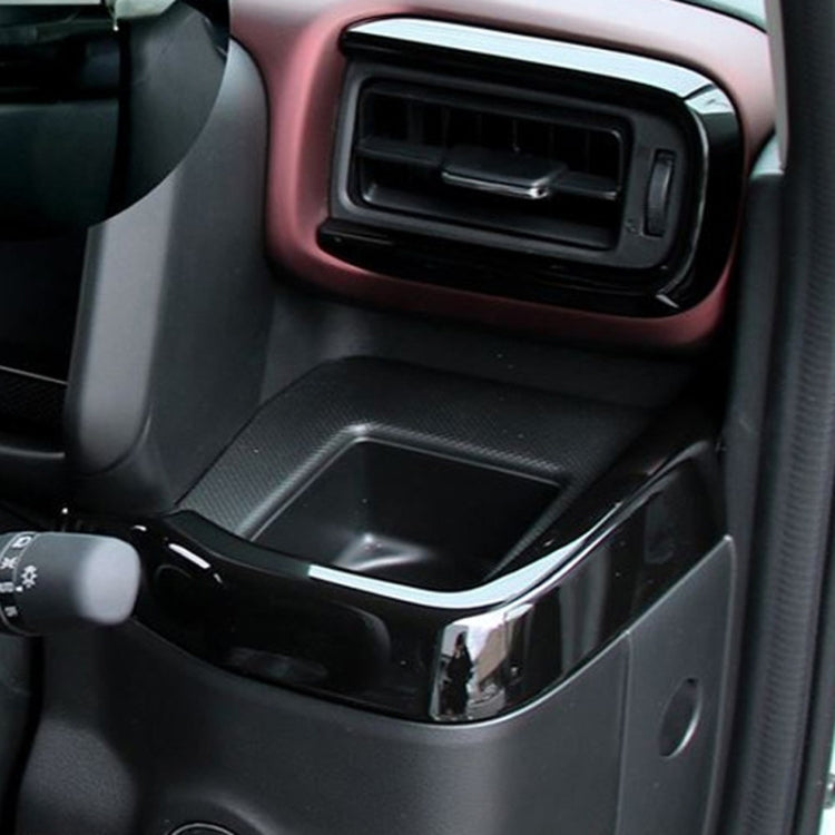 For 2024 Suzuki Spacia Custom Right-hand Drive Dashboard Center Control Strip Sticker(Black) - Car Interior Mouldings by PMC TechLife | Online Shopping South Africa | PMC TechLife | Buy Now Pay Later Mobicred