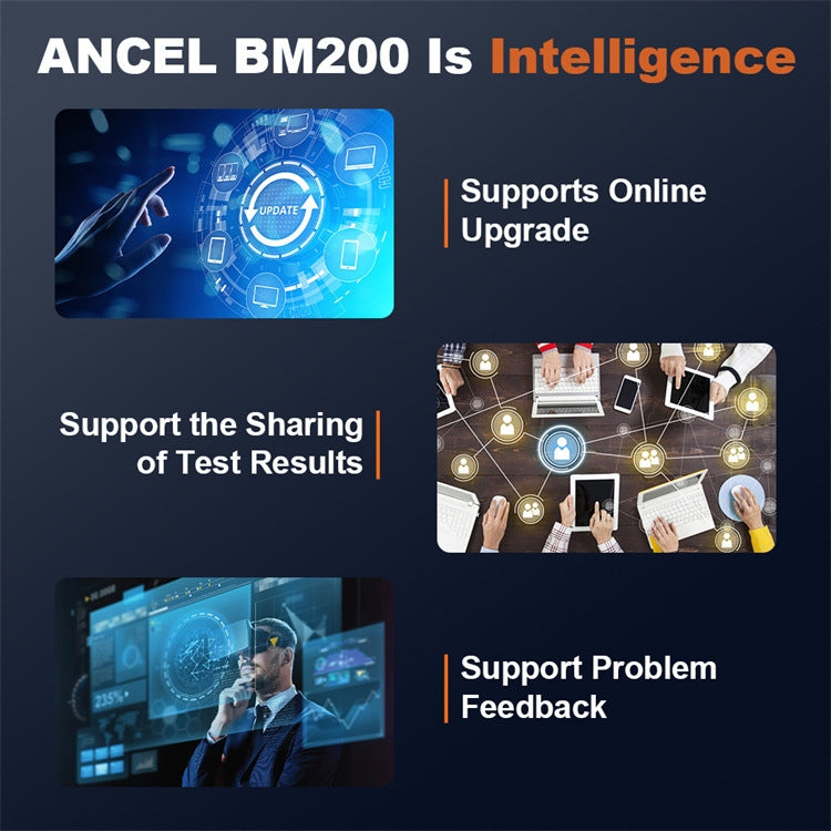 ANCEL BM200 12V Bluetooth 4.2 Car Battery Analysis and Detection Tool Battery Tester - Electronic Test by ANCEL | Online Shopping South Africa | PMC TechLife | Buy Now Pay Later Mobicred