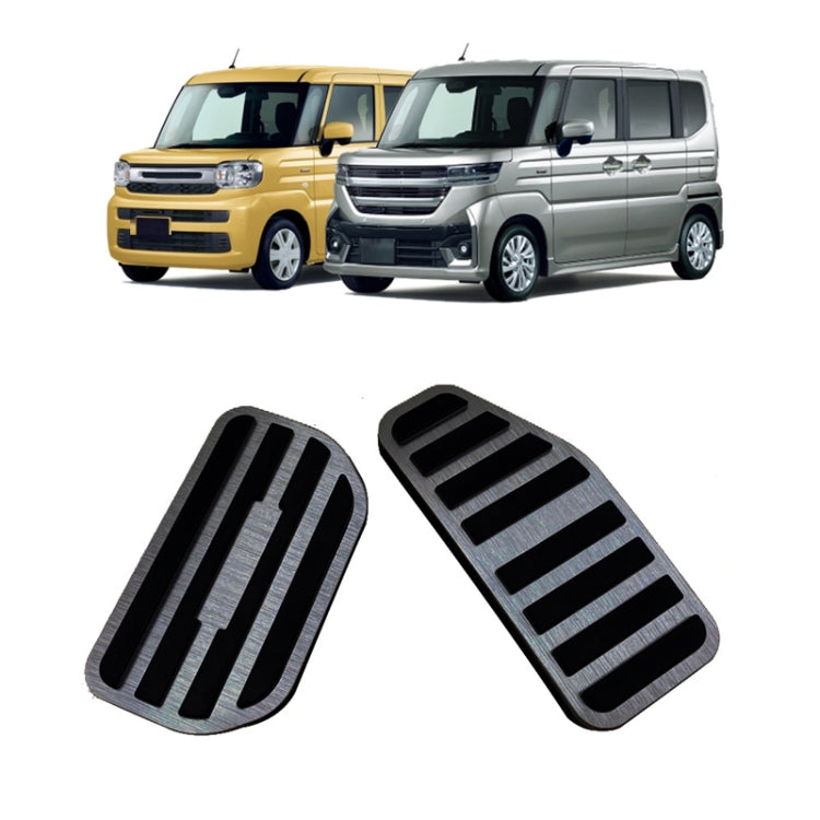 For Suzuki 2023 Spacia MK54S MK94S Right-hand Drive Accelerator Pedal Sticker(Black Titanium) - Car Interior Mouldings by PMC TechLife | Online Shopping South Africa | PMC TechLife | Buy Now Pay Later Mobicred