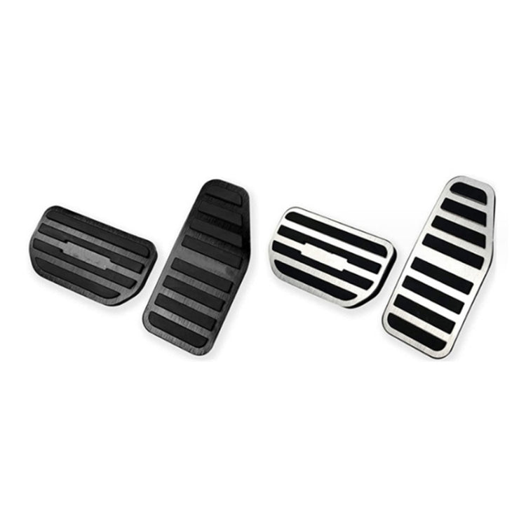 For Suzuki 2023 Spacia MK54S MK94S Right-hand Drive Accelerator Pedal Sticker(Brushed Silver) - Car Interior Mouldings by PMC TechLife | Online Shopping South Africa | PMC TechLife | Buy Now Pay Later Mobicred