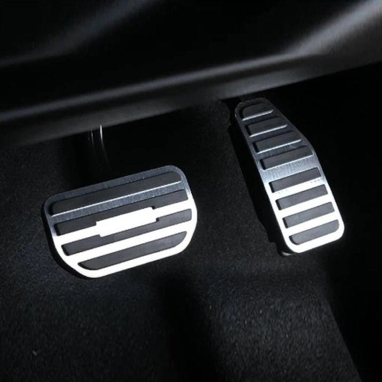For Suzuki 2023 Spacia MK54S MK94S Right-hand Drive Accelerator Pedal Sticker(Brushed Silver) - Car Interior Mouldings by PMC TechLife | Online Shopping South Africa | PMC TechLife | Buy Now Pay Later Mobicred