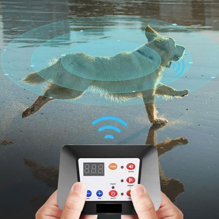 1 Drag 3 Pet Electronic Fence Wireless Dog Trainer Smart Electric Shock Dog Collar(Black) - Training Aids by PMC TechLife | Online Shopping South Africa | PMC TechLife | Buy Now Pay Later Mobicred
