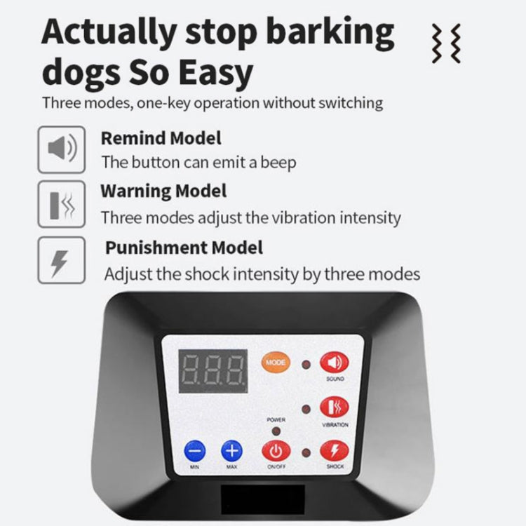 1 Drag 1 Pet Electronic Fence Wireless Dog Trainer Smart Electric Shock Dog Collar(Black) - Training Aids by PMC TechLife | Online Shopping South Africa | PMC TechLife | Buy Now Pay Later Mobicred